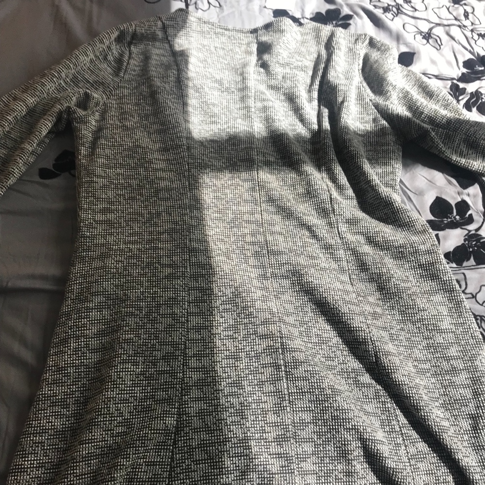 H&M Tweed Dress with Zippers Size XL